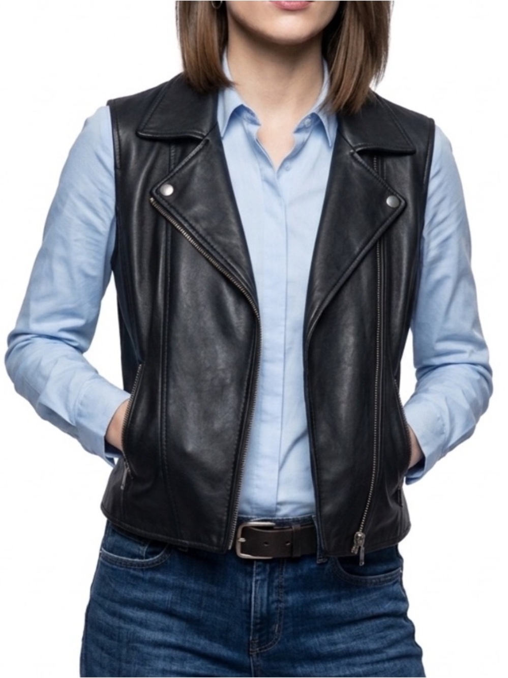 Hot Topic Riverdale South Side Serpents Vegan Leather Vest